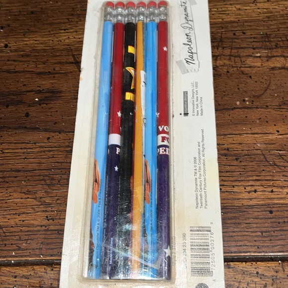 NWT Napoleon dynamite six pencils set - Picture 3 of 3